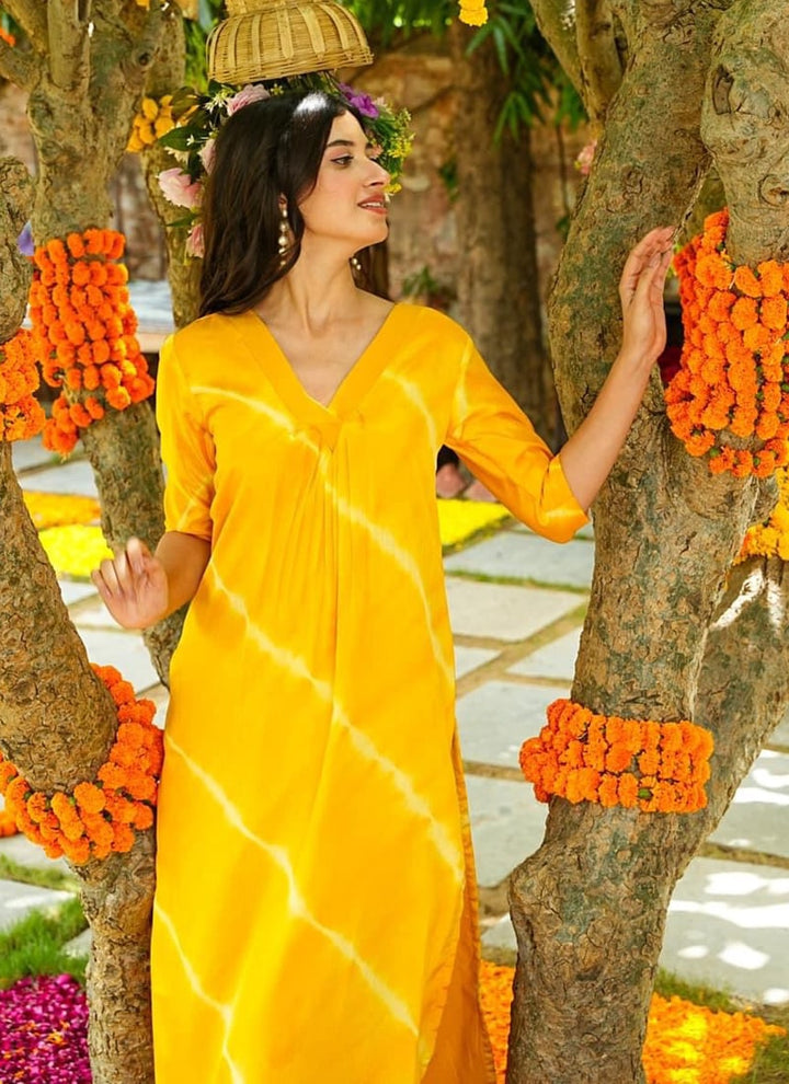 Lassya Fashion Turmeric yellow Elegant Festive Wear Salwar Suit