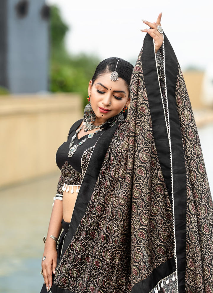 Lassya Fashion Midnight Black Navratri Special Chaniya Choli