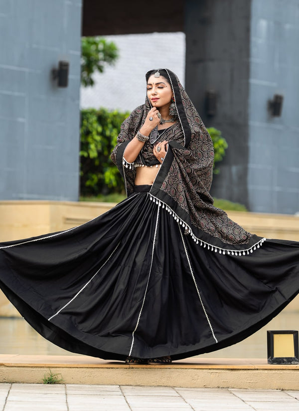 Lassya Fashion Midnight Black Navratri Special Chaniya Choli