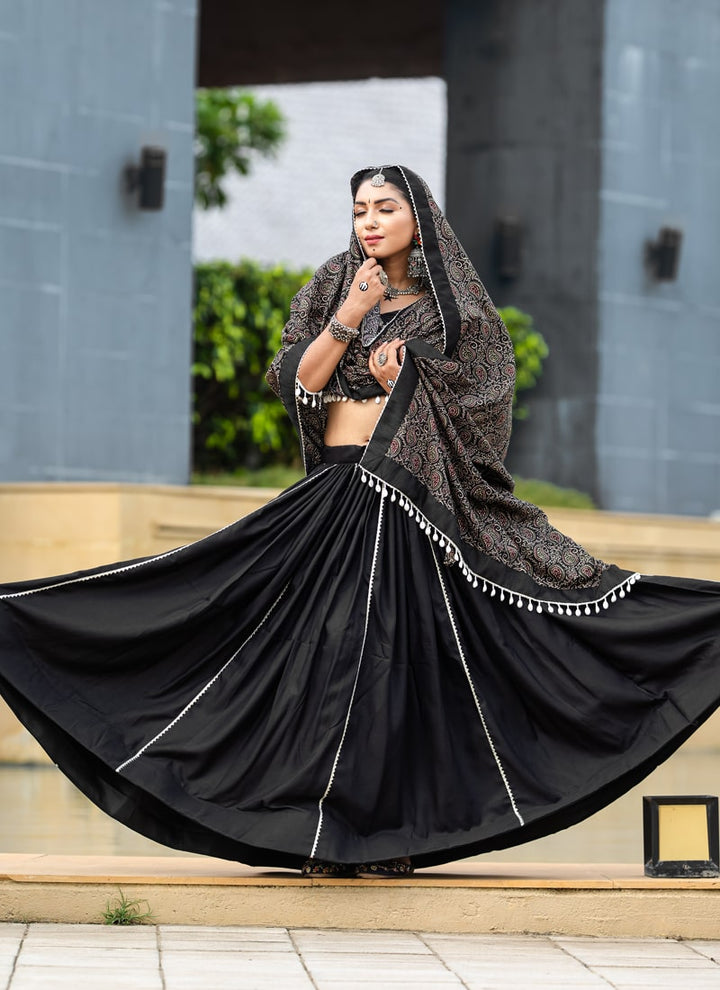 Lassya Fashion Midnight Black Navratri Special Chaniya Choli