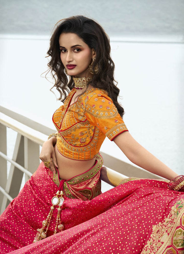 Lassya Fashion Haldi Yellow Wedding Lehenga with Sequins and Embroidery