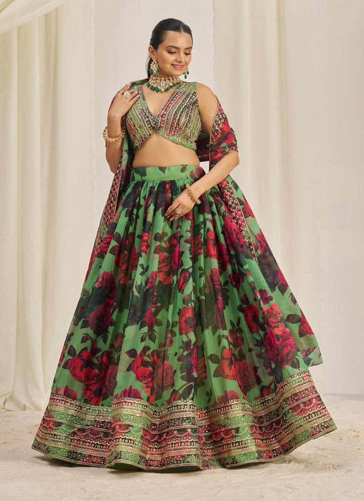 Lassya fashion Hot Pink Color Wedding Special Banarasi Silk Lehenga Choli