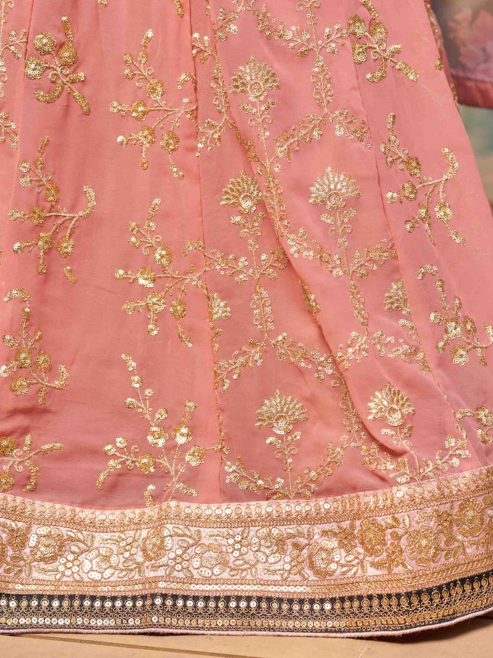 Lassya Fashion Lemonade Pink Enchanting Engagement Wear Lehenga Choli Set