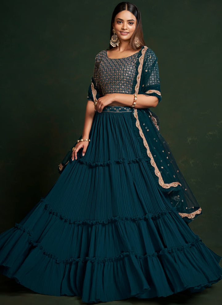 Lassya Fashion's Navy Blue Elegant Designer Salwar Suit